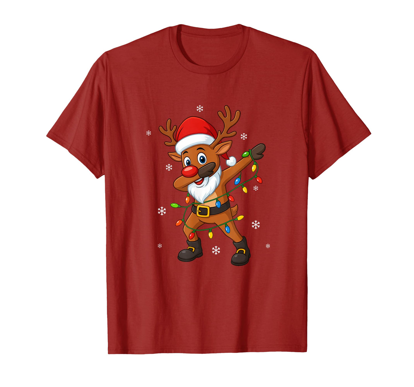 Reindeer Funny Christmas Shirts Women 2025 Boys Girls T-Shirt