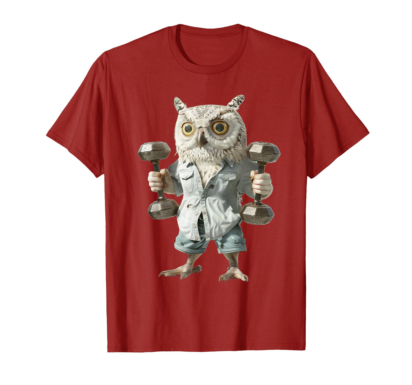 Owl Dumbbells T-Shirt