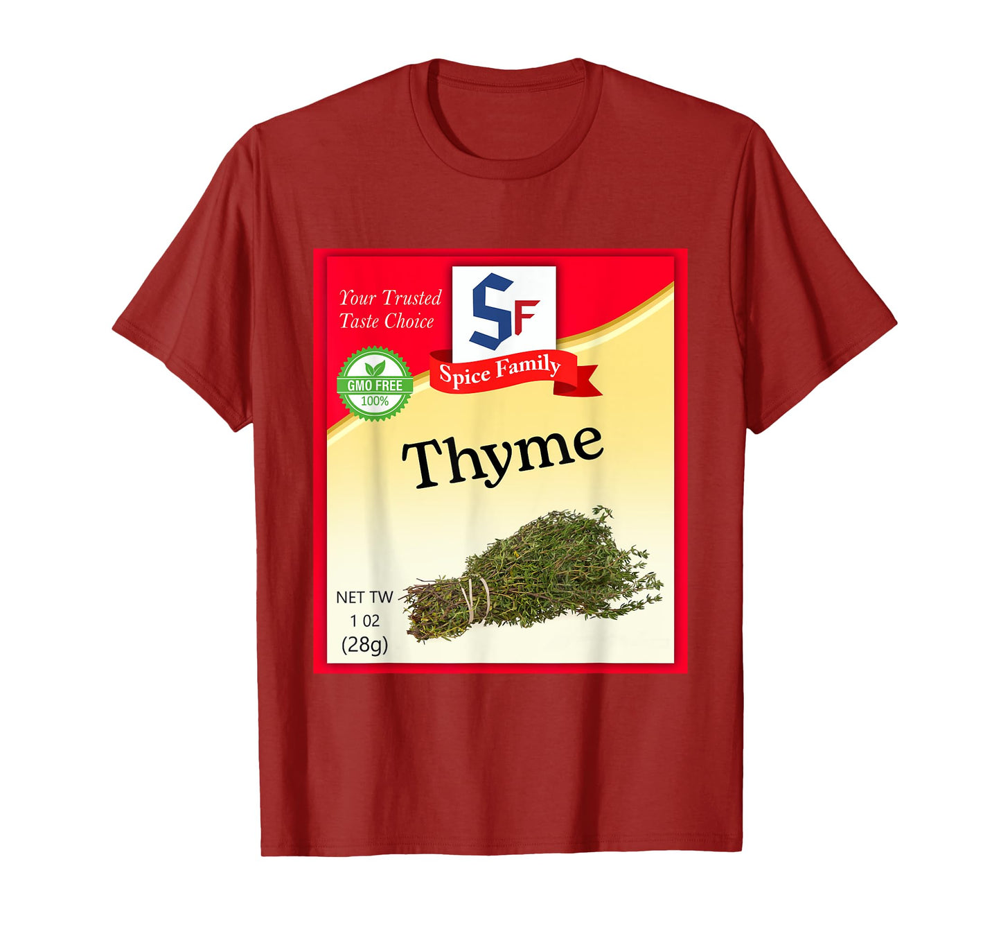 Thyme Condiment Costume Holiday Spice Costumes T-Shirt