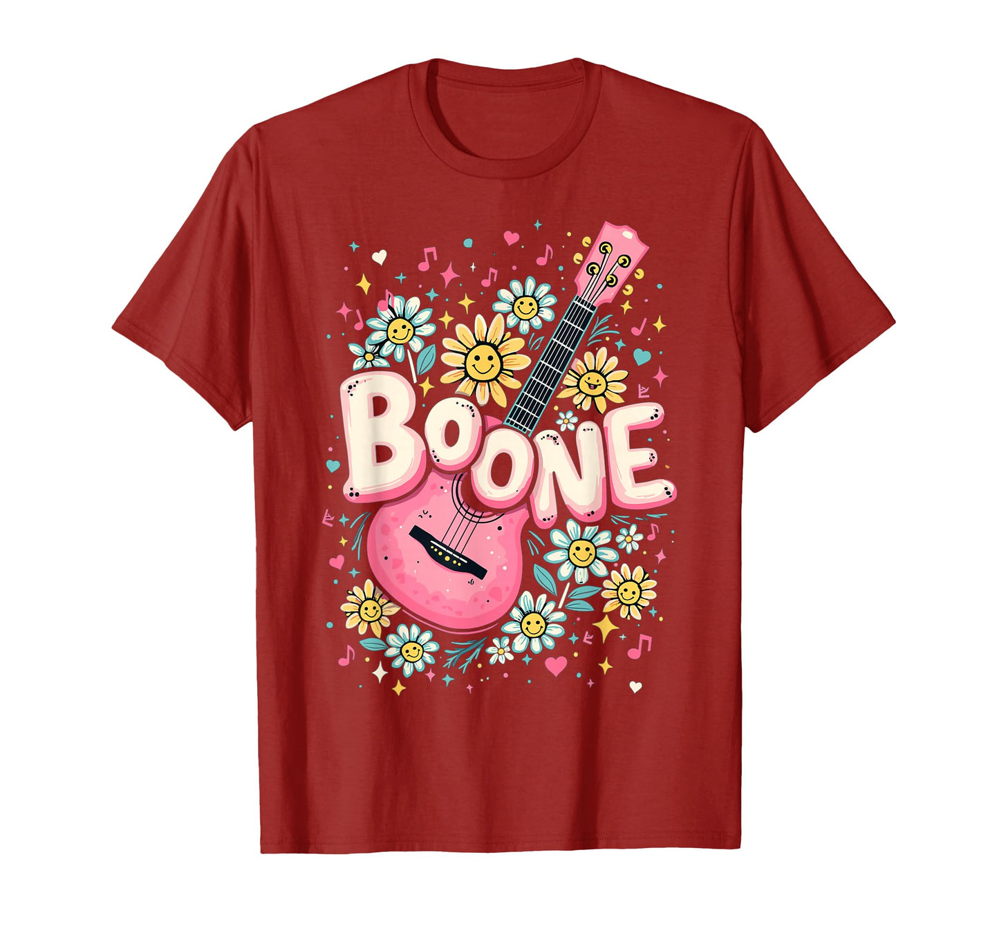 Boone Family Name I Love Boone Personalized Vintage T-Shirt