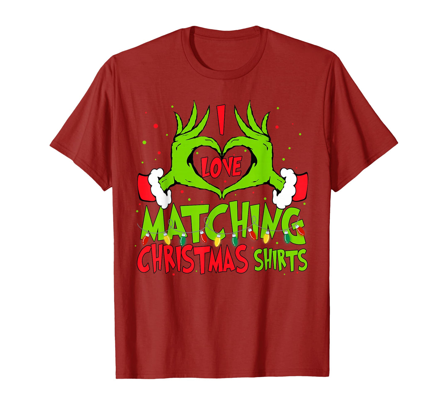 I Love Matching Christmas Shirts But I Don't Xmas Couples T-Shirt