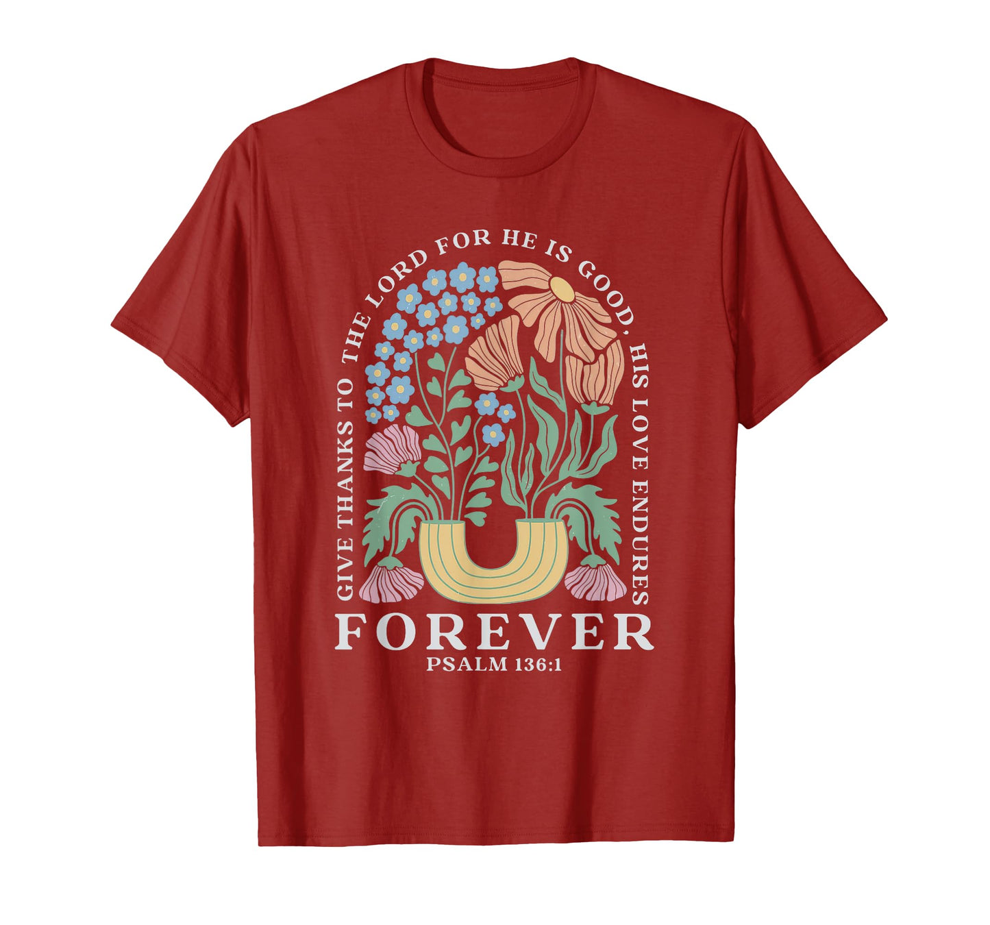 Boho Christian Shirt Women Bible Verse Jesus Vintage Floral T-Shirt