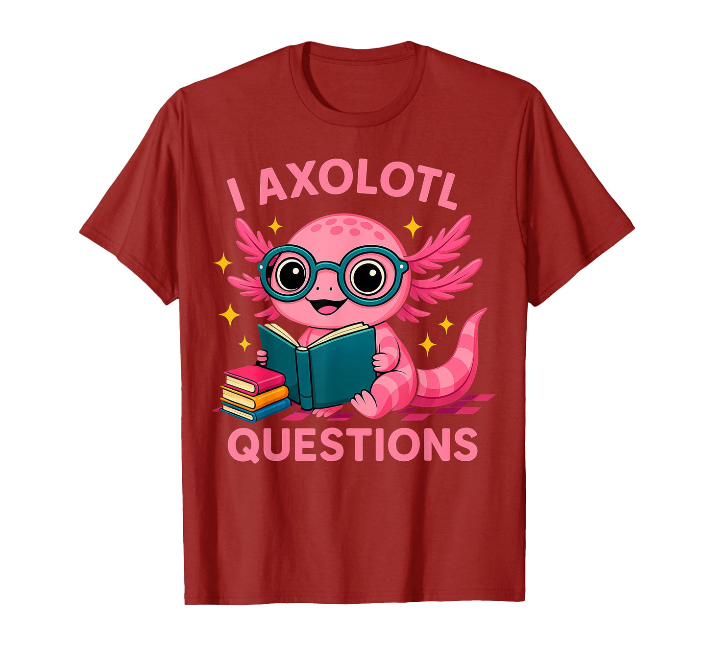 I Axolotl Questions Shirt Adults Youth Kids Retro Vintage T-Shirt