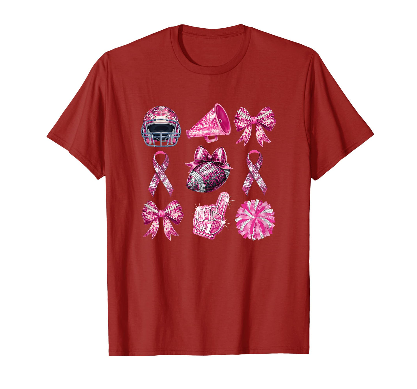 Funny Pink Out Tackle Breast Cancer Awareness For Mothers T-Shirt