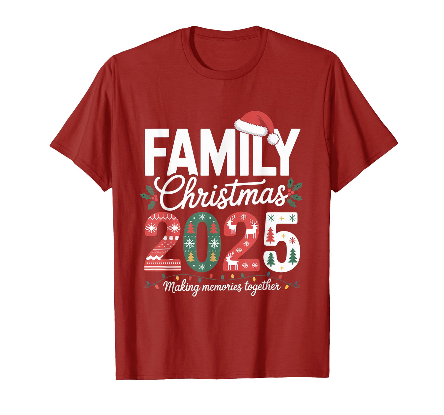 Family Christmas 2025 Santa Squad Matching Outfit T-Shirt