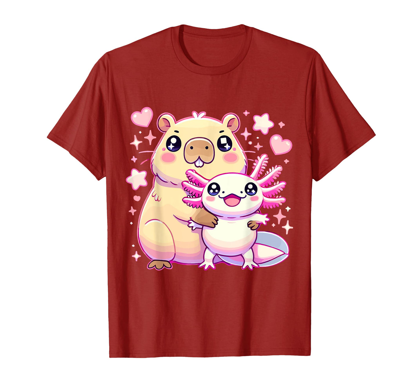 Capybara and Axolotl T-Shirt