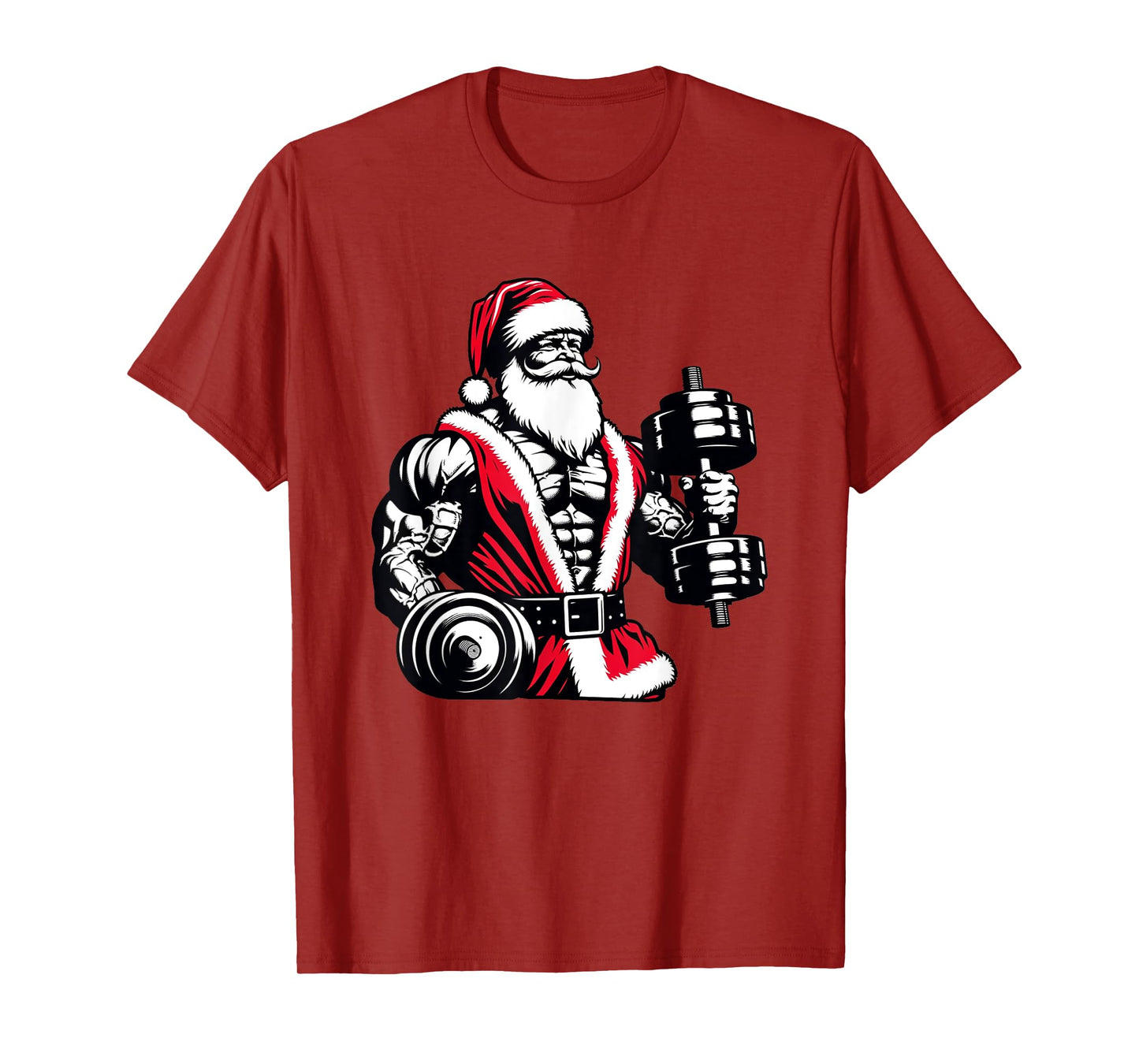Swole Santa Christmas Gym T-Shirt