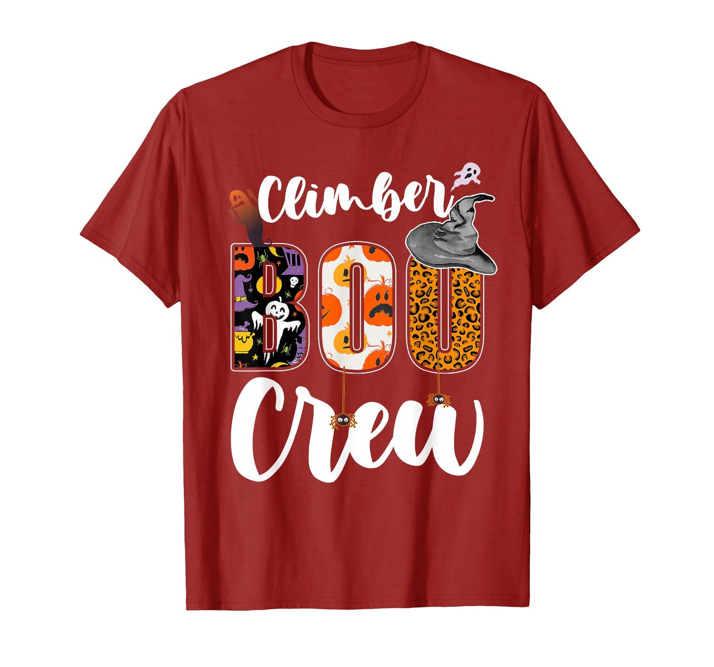 Climber Boo Crew Halloween Matching Mountain Climbing T-Shirt