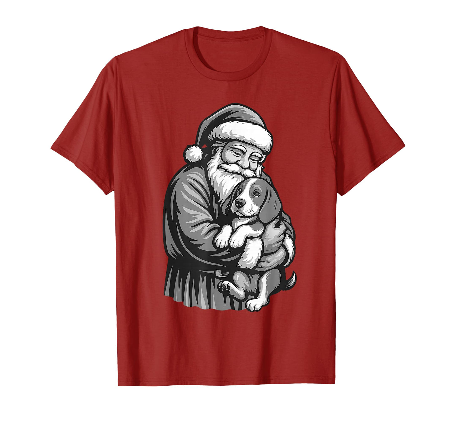 Beagle Santa Claus Christmas Dog Lover T-Shirt