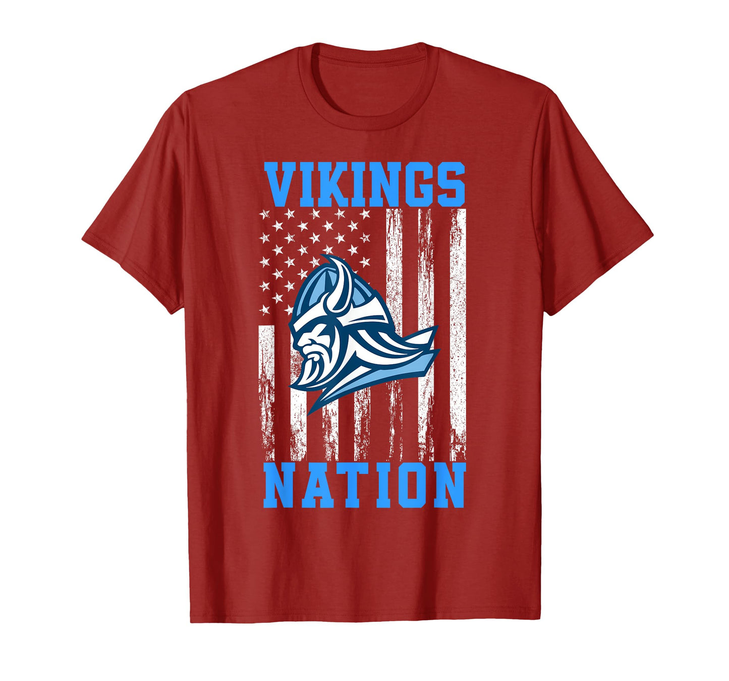 Pleasant Valley Vikings Logo Nation HS T-Shirt