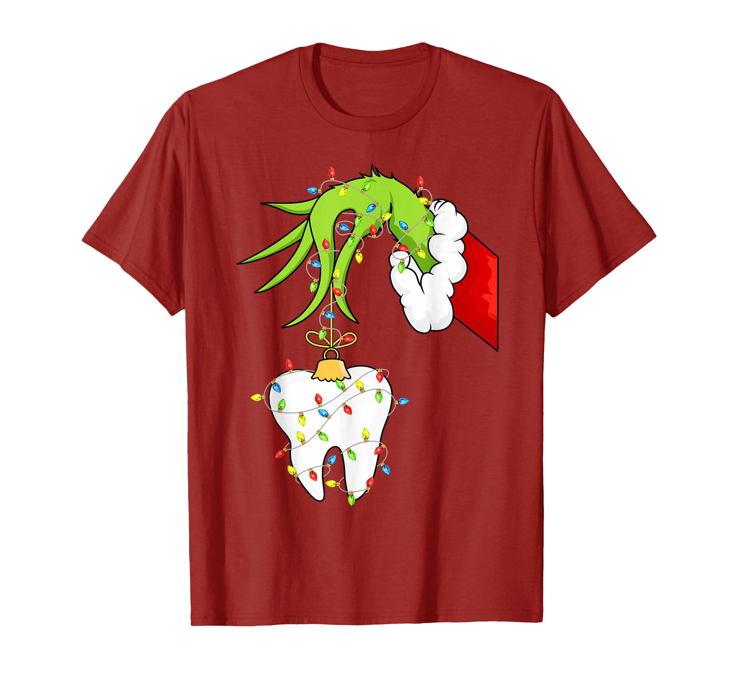 Tooth Dentist Dental Assistant Teeth Christmas Xmas Pajamas T-Shirt