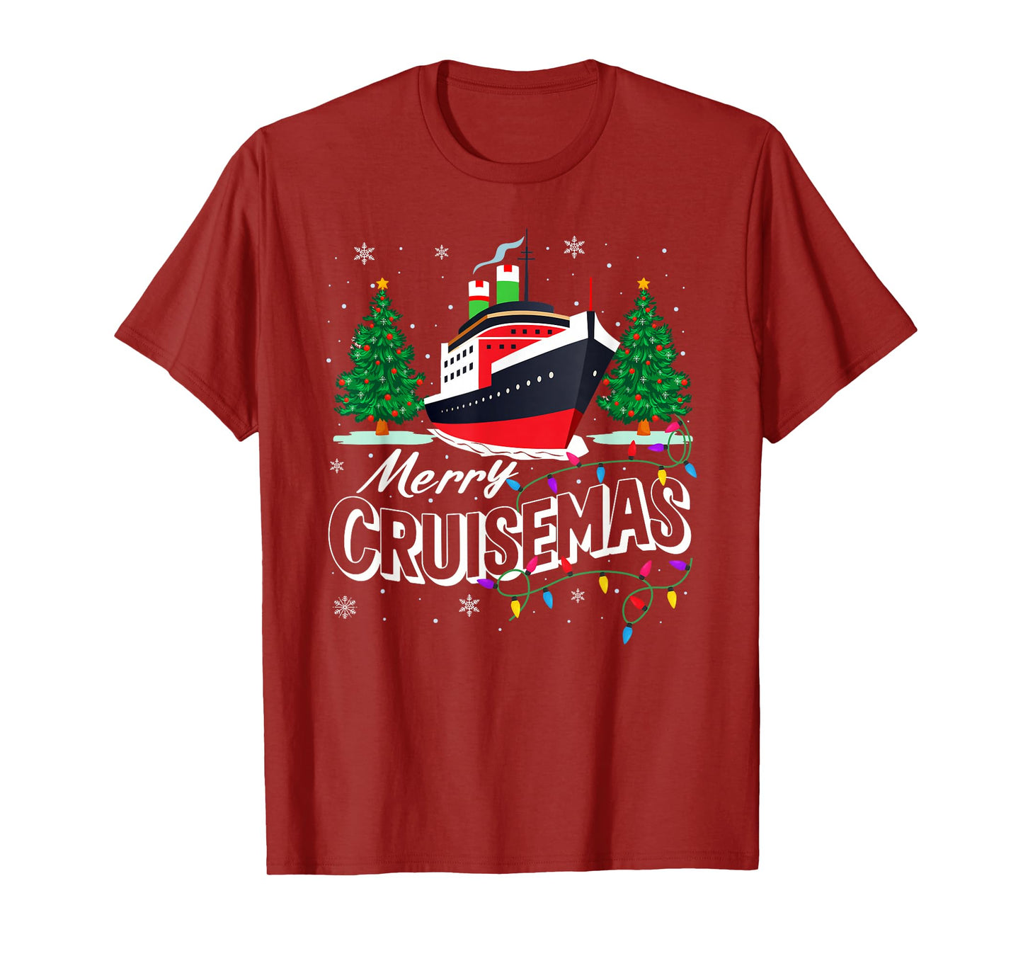 Merry Cruisemas Cruise Ship Family Cruising Christmas Squad T-Shirt