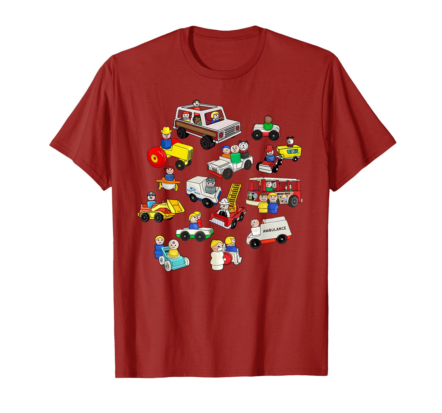 Little Round People on Wheels T-Shirt