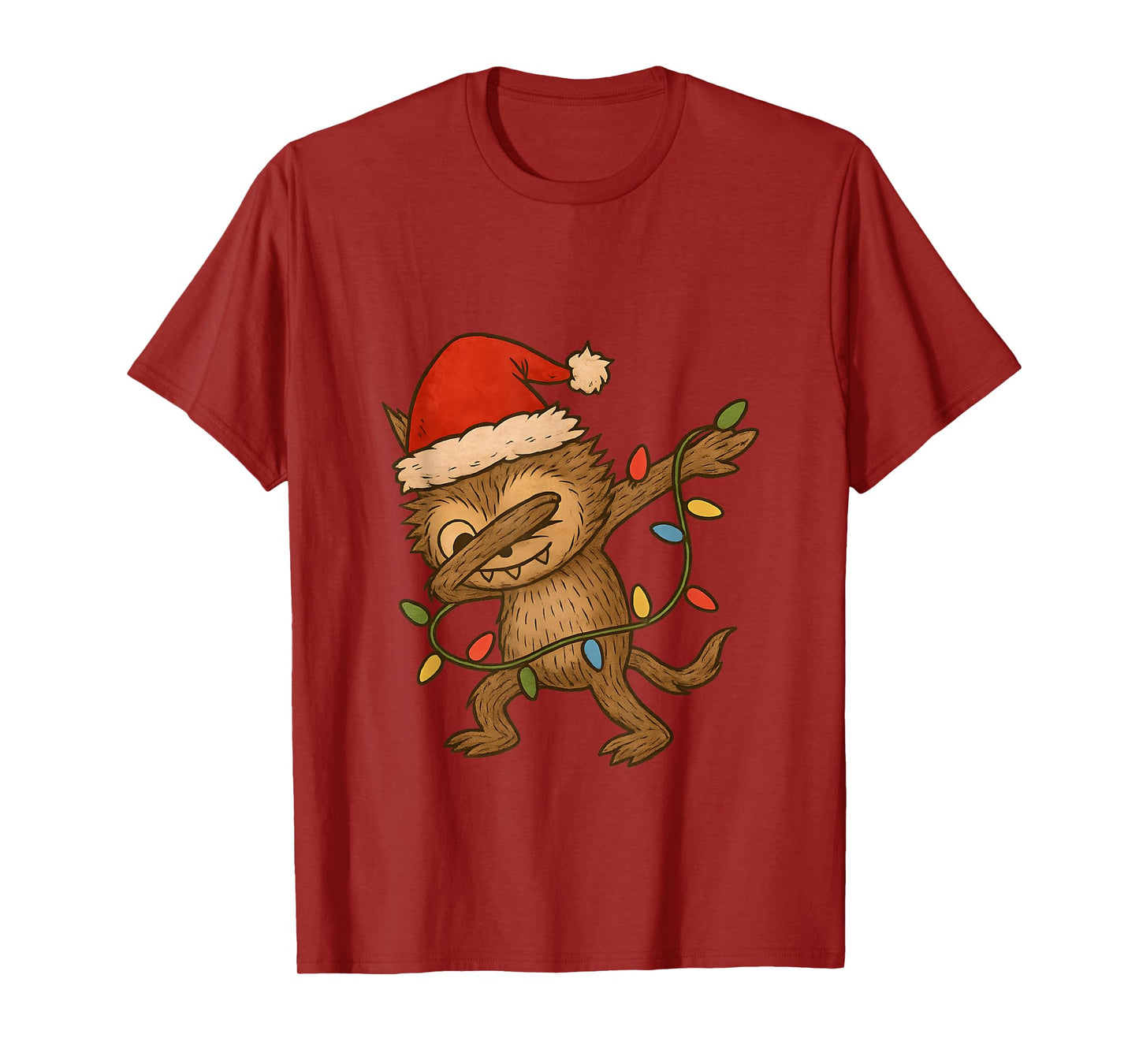 Dabbing Playful Funny Bubu Creatire Christmas T-Shirt