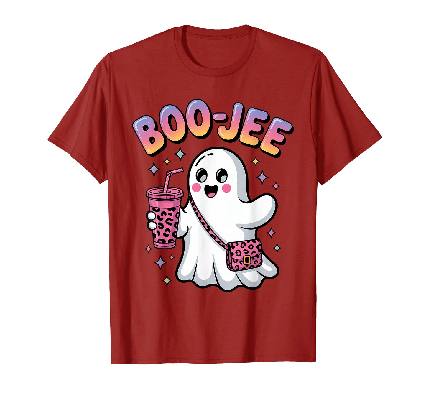Funny Boo-JEE Ghost Spooky Season Halloween Trick or Treat T-Shirt