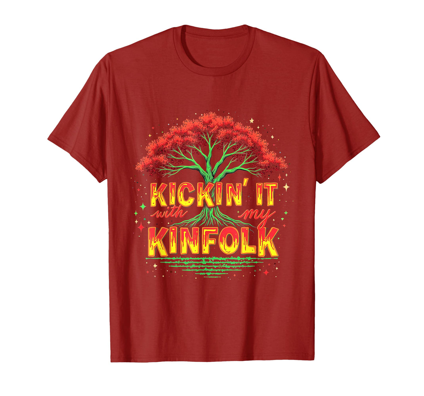 Kickin' It With My Kinfolk Funny Family Reunion Summer T-Shirt