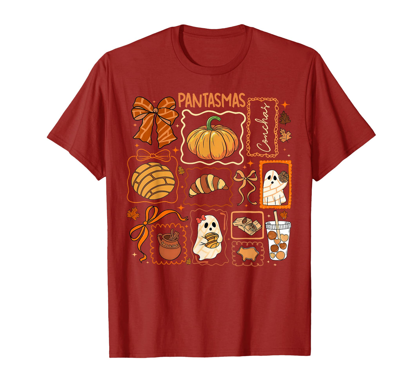 Pantasmas Mexican Spanish Halloween Vibes Spooky Season T-Shirt