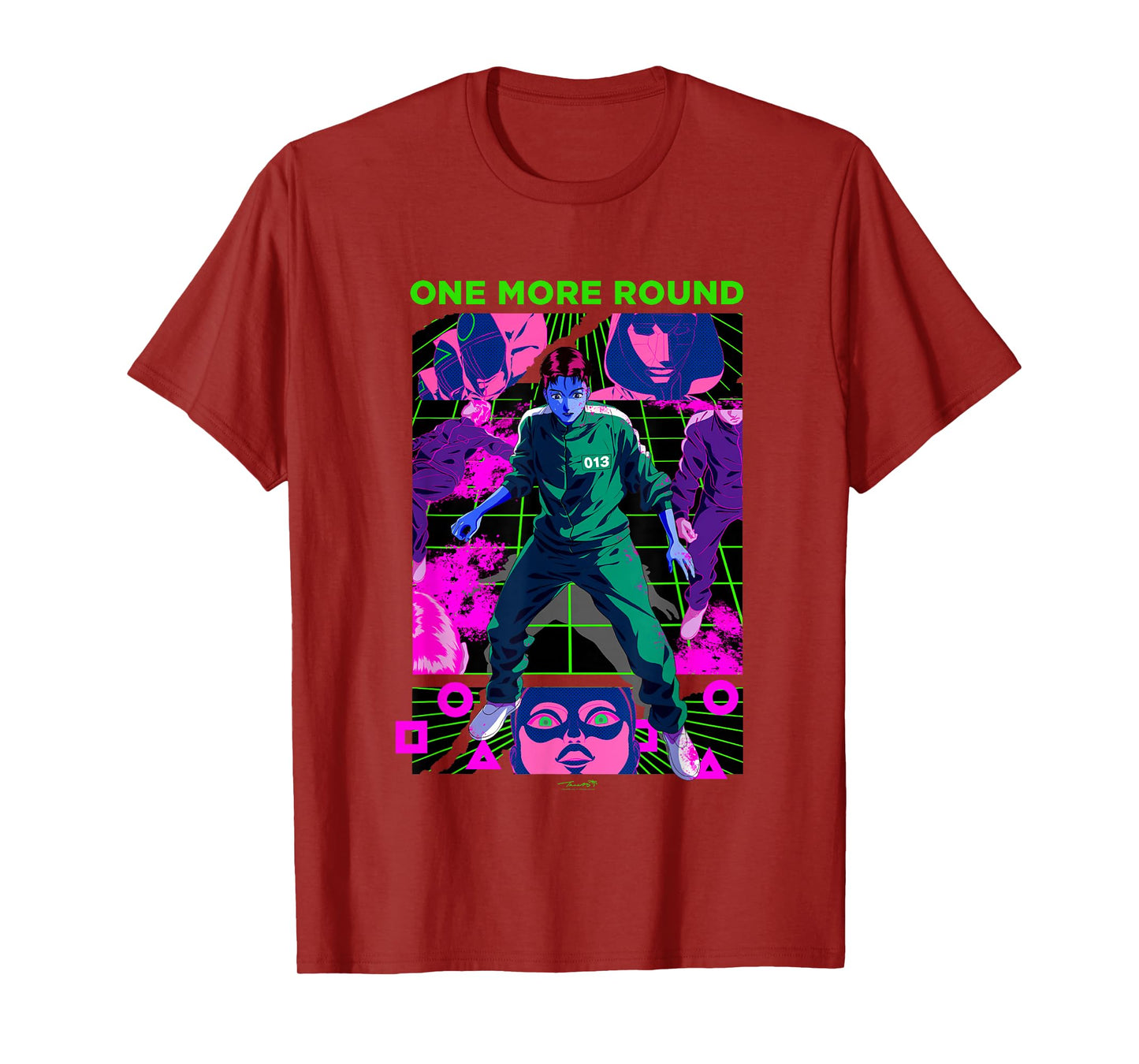 Squid Game 2 One More Round Player 013 Retro Manhwa Panels T-Shirt