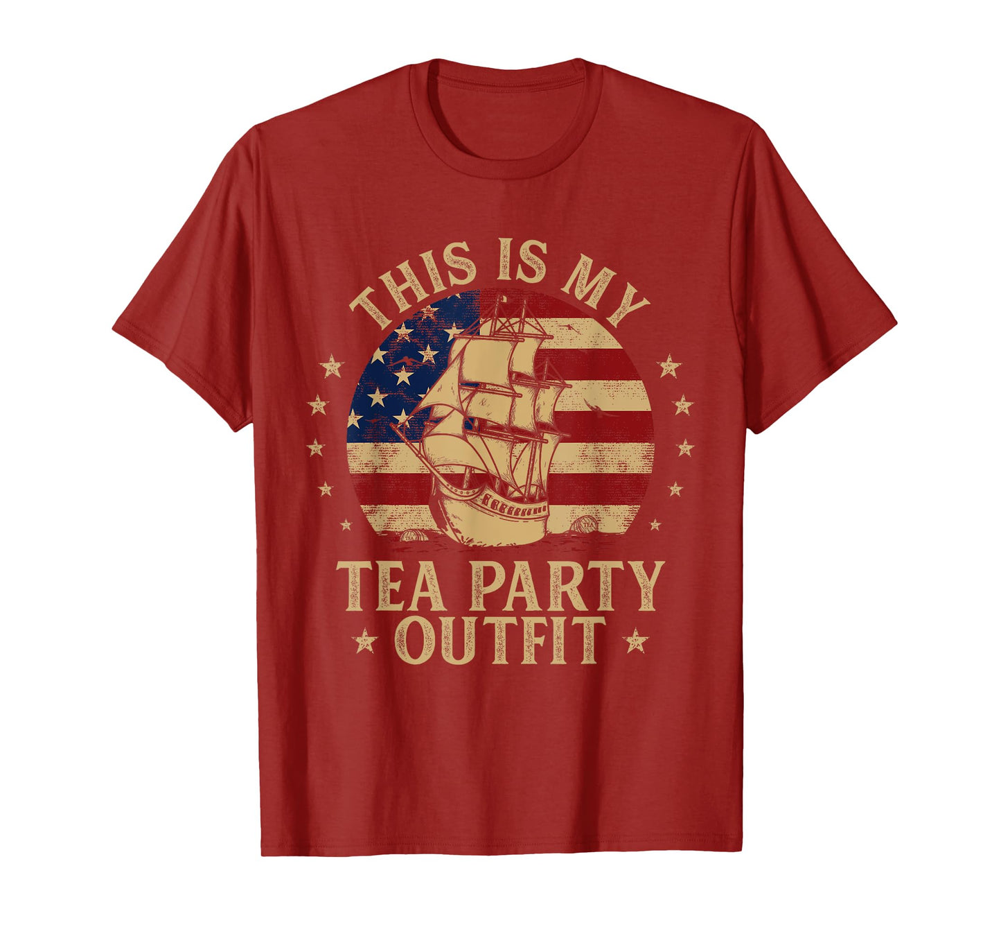 This Is My Tea Party Funny Historian American History Boston T-Shirt