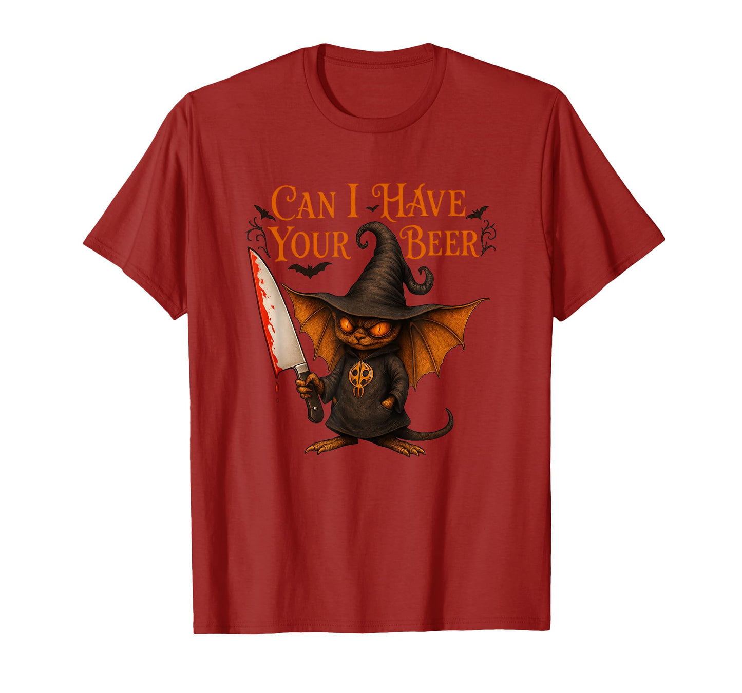 Can I Have Your Beer Funny Halloween Creepy Design daagath T-Shirt