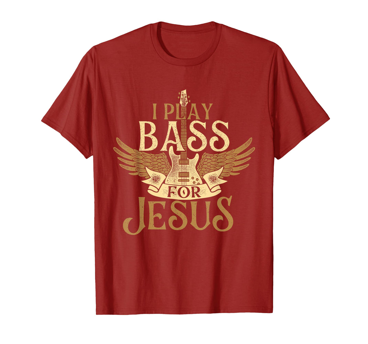 I Play Bass For Jesus - Bassist Musician Bass Guitar Music T-Shirt