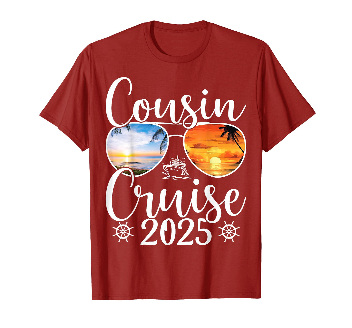 Cousin Cruise 2025 Girls Sister Cruise 2025 Vacation Lovers T-Shirt