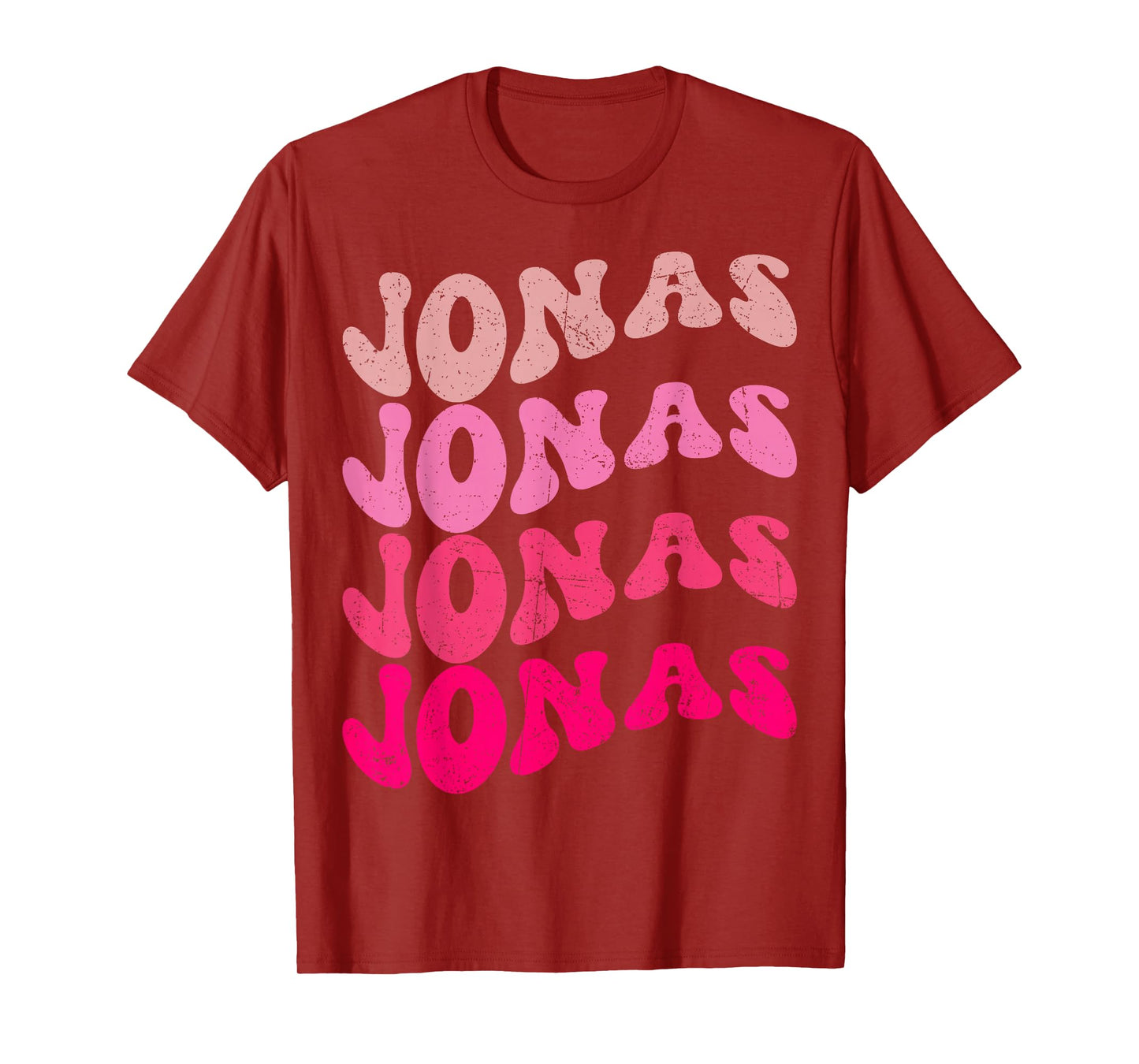 Jonas Family Name I Love My Jonas Personalized Vintage T-Shirt