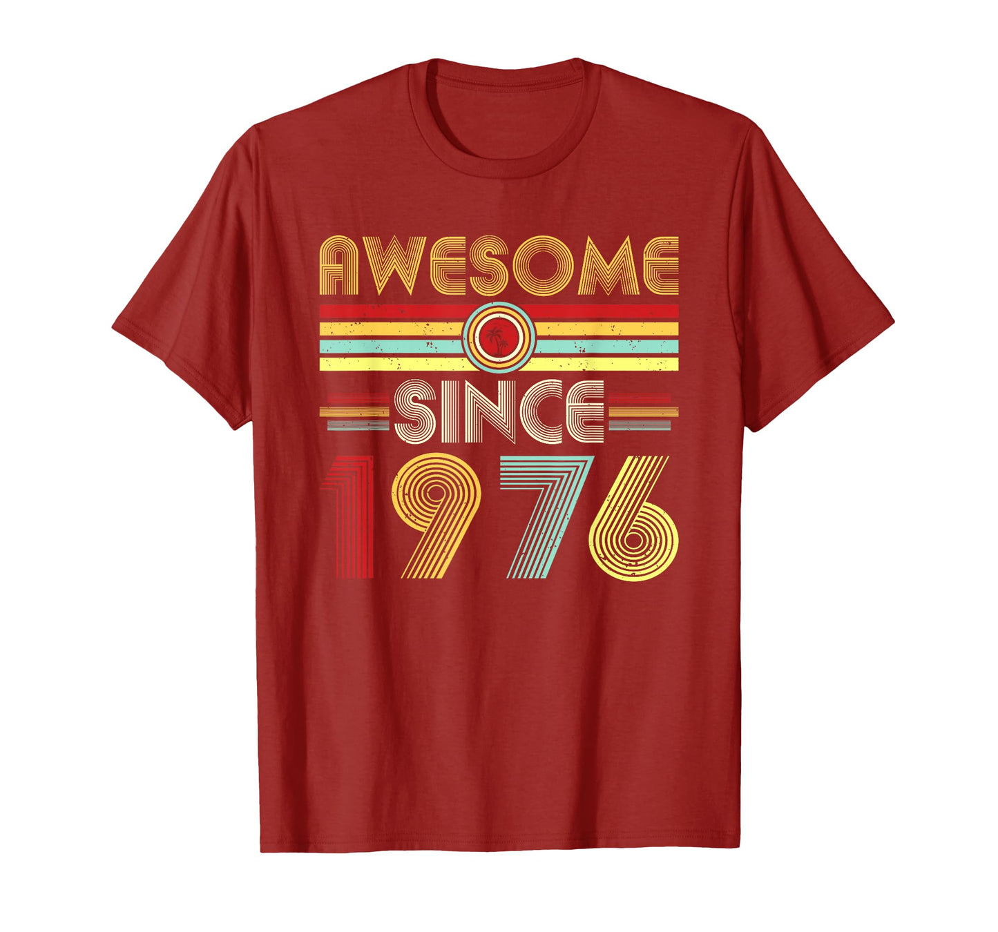 Awesome Since 1976 Classic Year Birth of Birthday Vintage T-Shirt