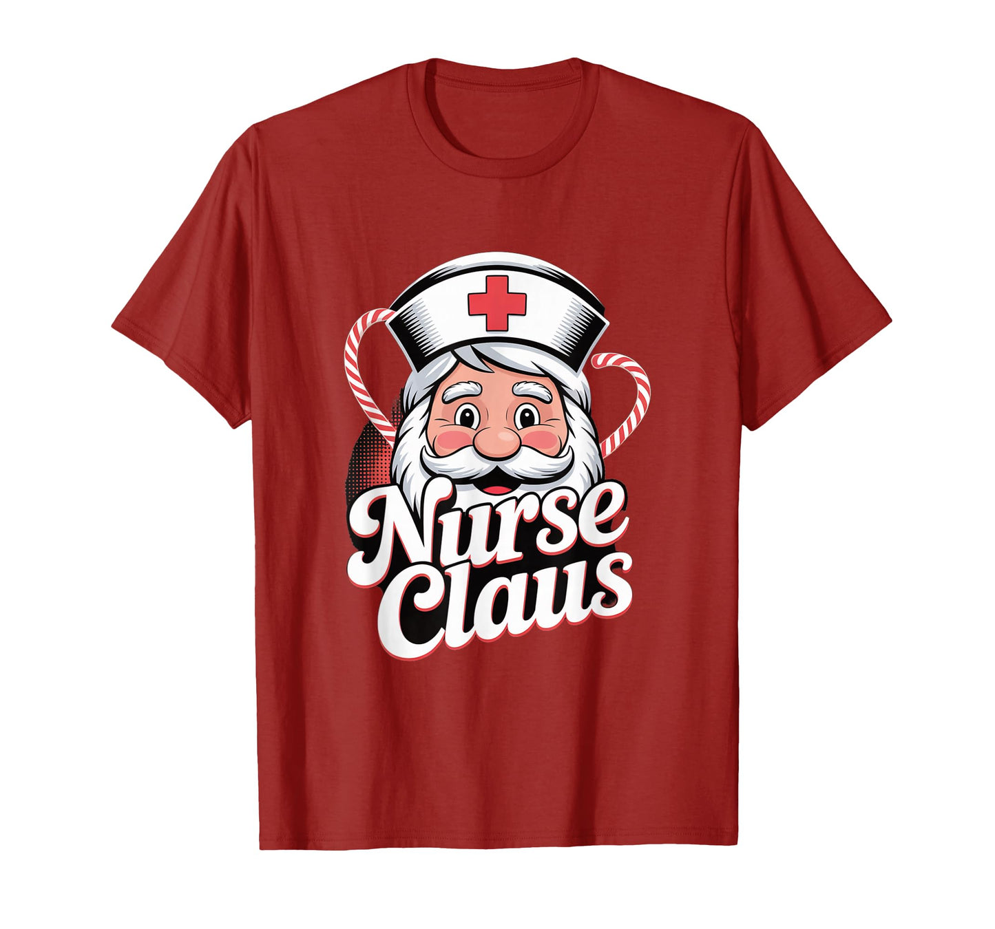 Nurse Claus Funny Santa Nurse Christmas T-Shirt