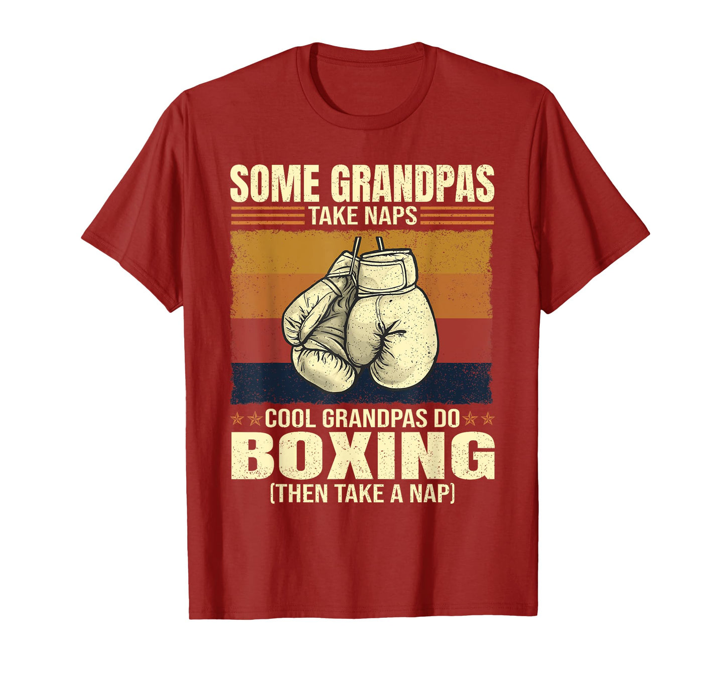 Some Grandpas Take Naps Cool Grandpas Do Boxing T-Shirt