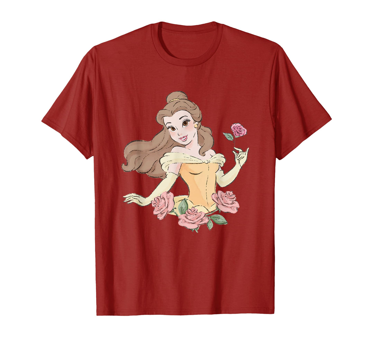 Disney Beauty and the Beast Belle With Roses T-Shirt