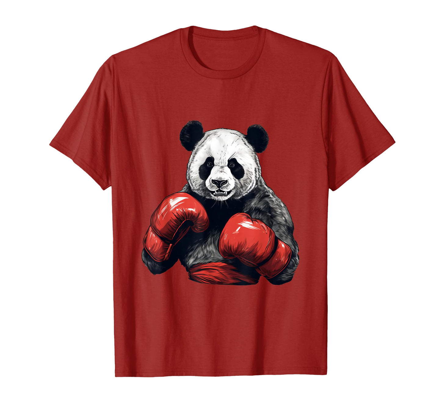 Panda Bear Wearing Boxing Gloves - Funny Boxing T-Shirt