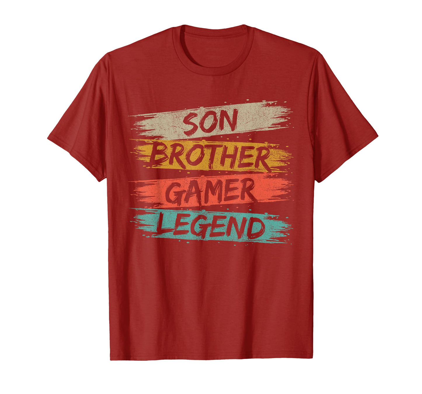 Funny Gamer Vintage Video Games For Boys Brother Son T-Shirt