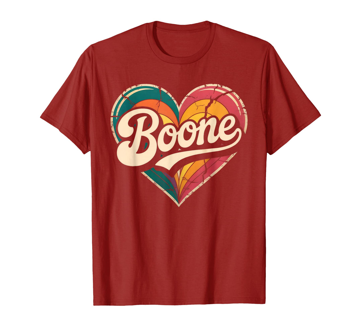 Retro Boone Lover Design for Boys Girls Men Women T-Shirt