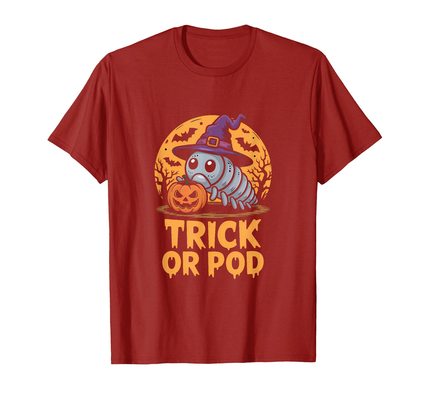 Kawaii Isopod Witch Halloween T-Shirt