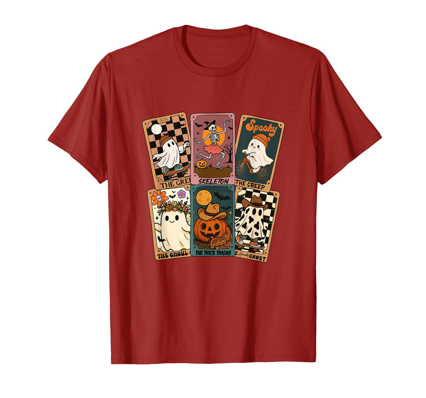 Tarot Card Collection Boo Activities Costume Halloween T-Shirt