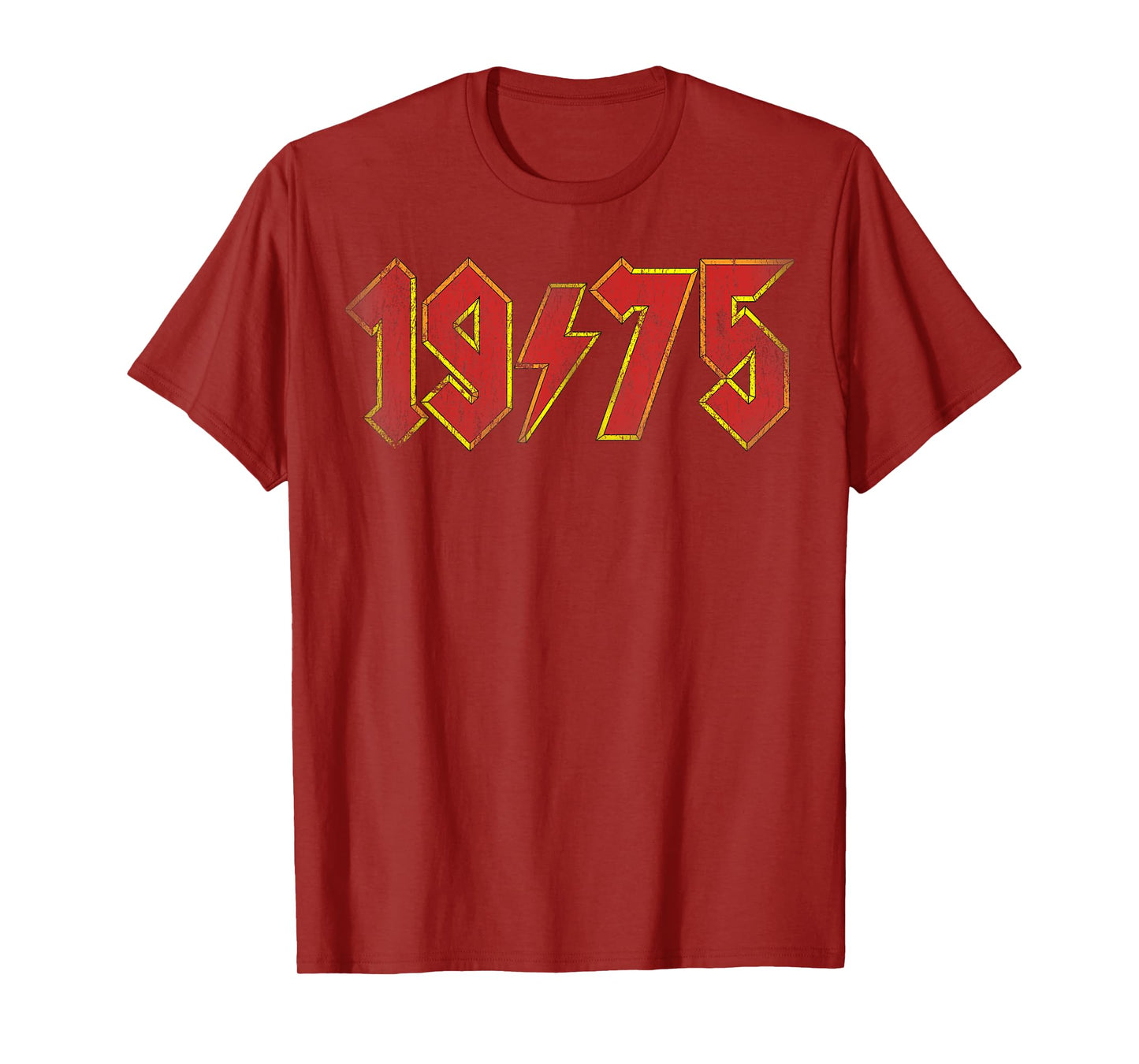 50th Birthday Vintage 1975 Mens Women 50 Years Old T-Shirt