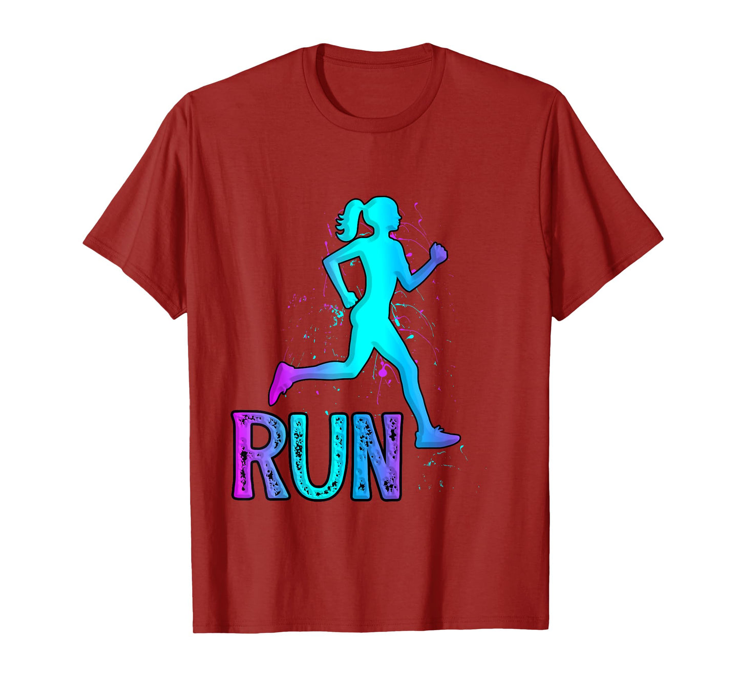 Running Girl for girls runners T-Shirt