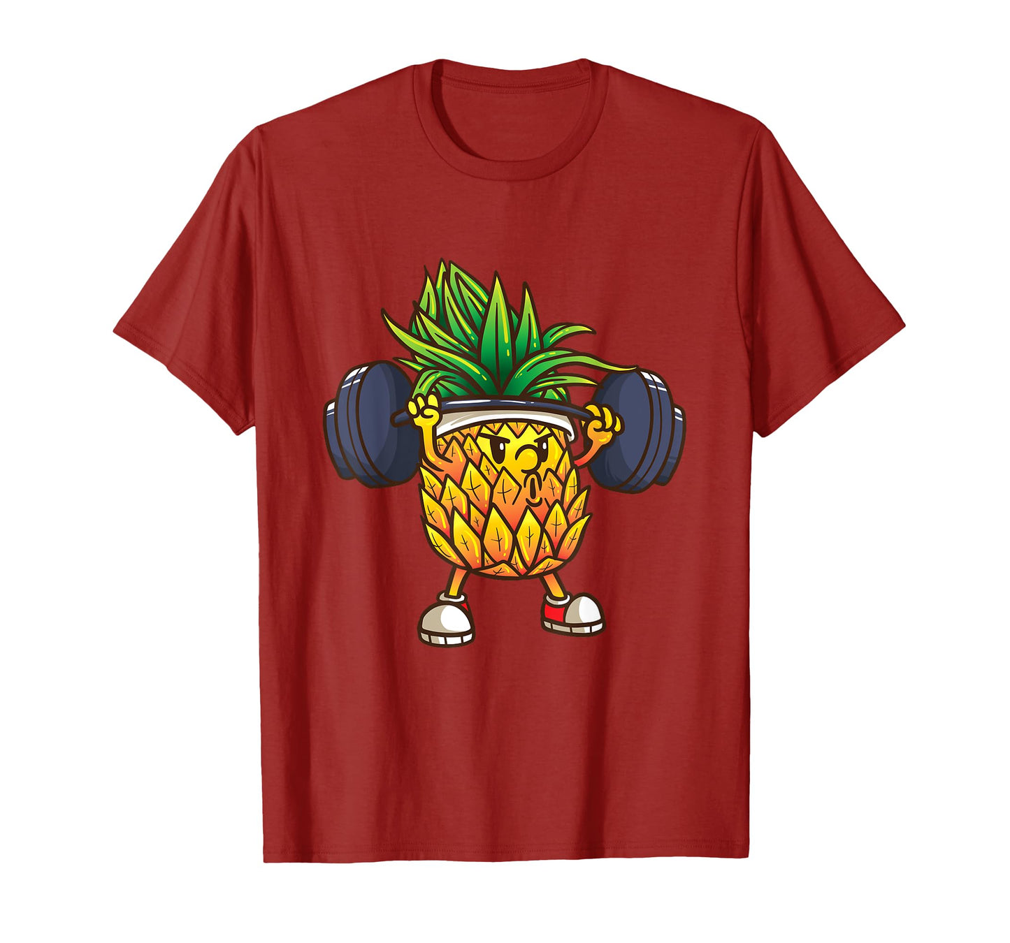 Funny Pineapple Powerlifting Weightlifting Gym Workout Girls T-Shirt