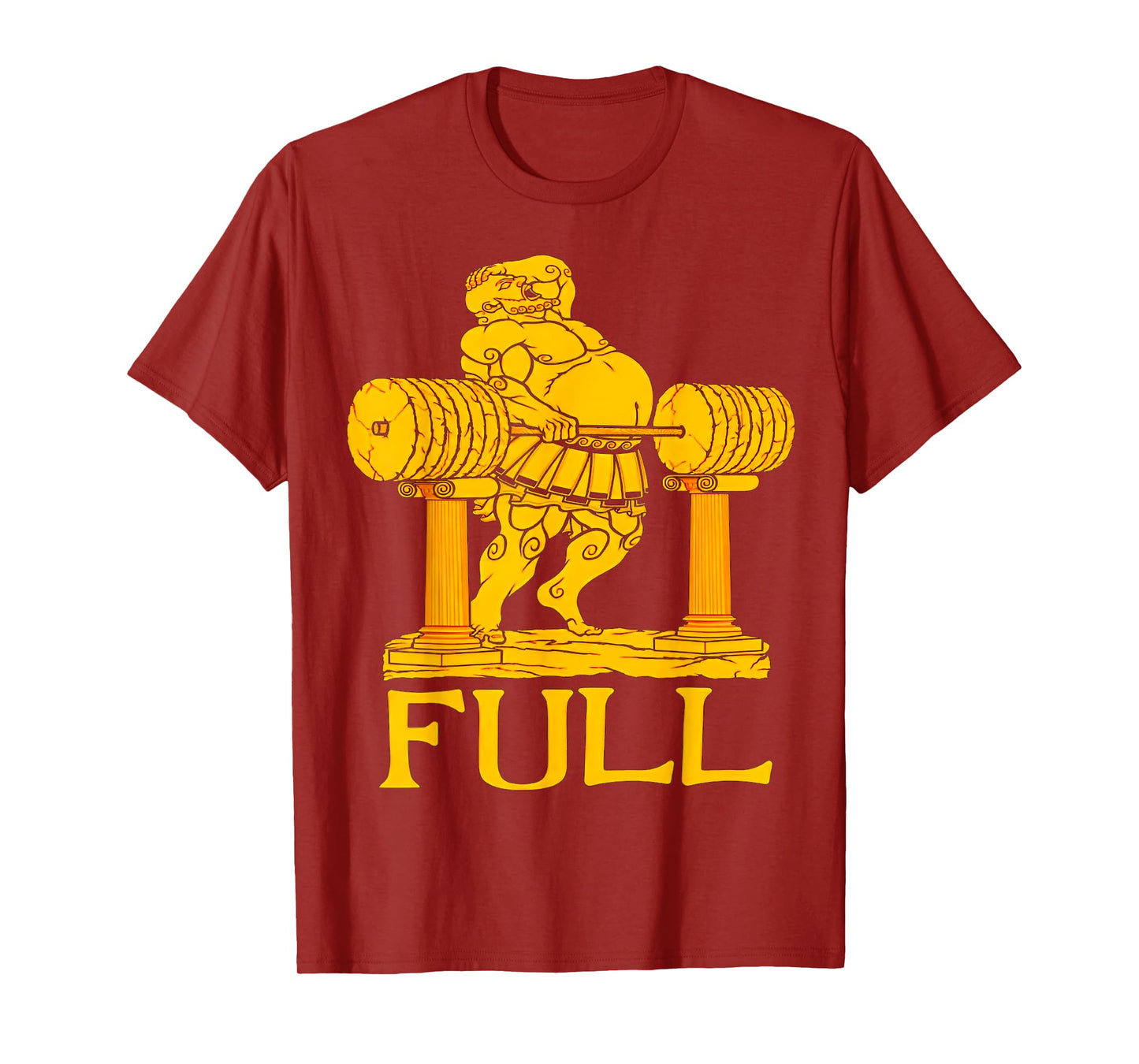 FULL Gym Powerlifting Bodybuilding Weightlifting Workout Gym T-Shirt