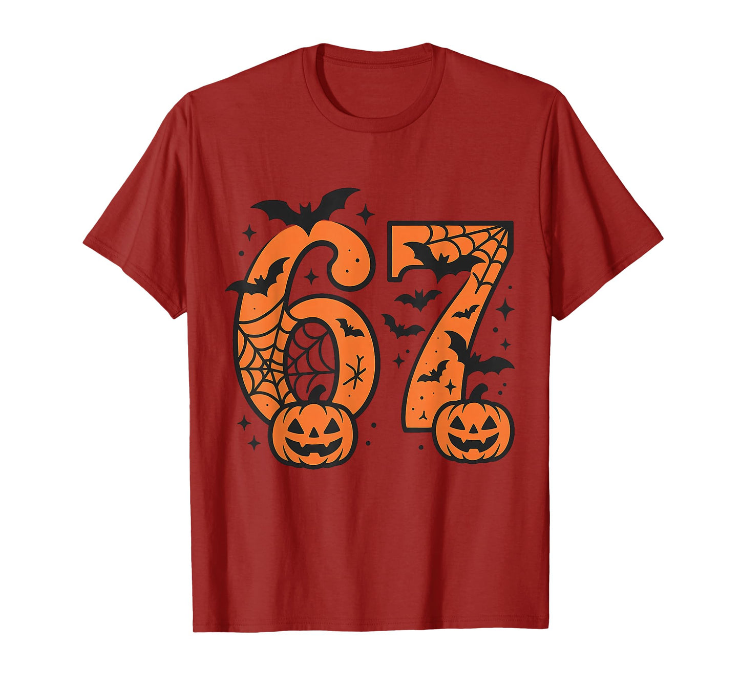 Funny 67 Six Seven Couple Matching Halloween Costume Meme T-Shirt