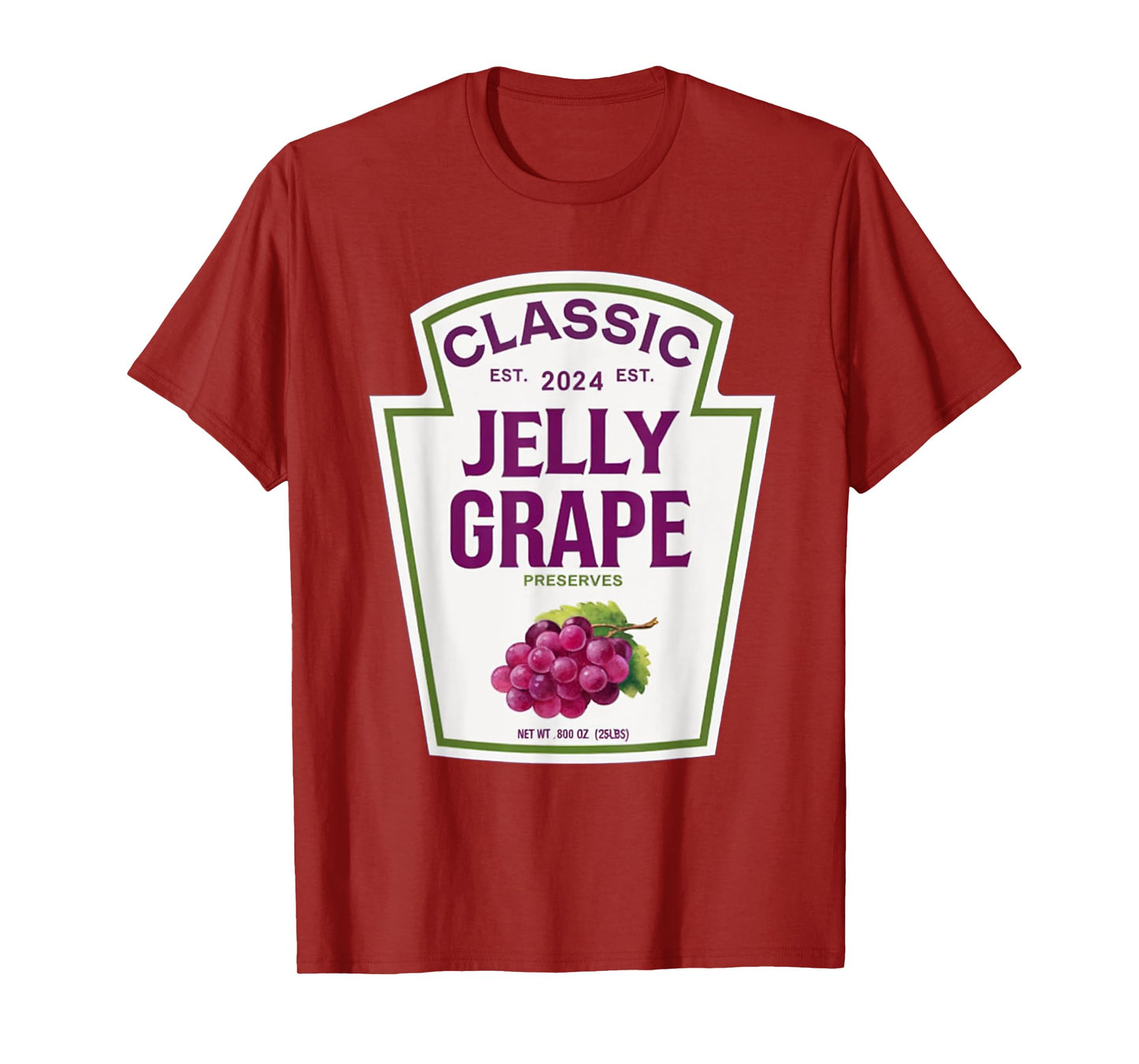 Jelly Grape Halloween 2024 Costume Group Condiments Gifts T-Shirt