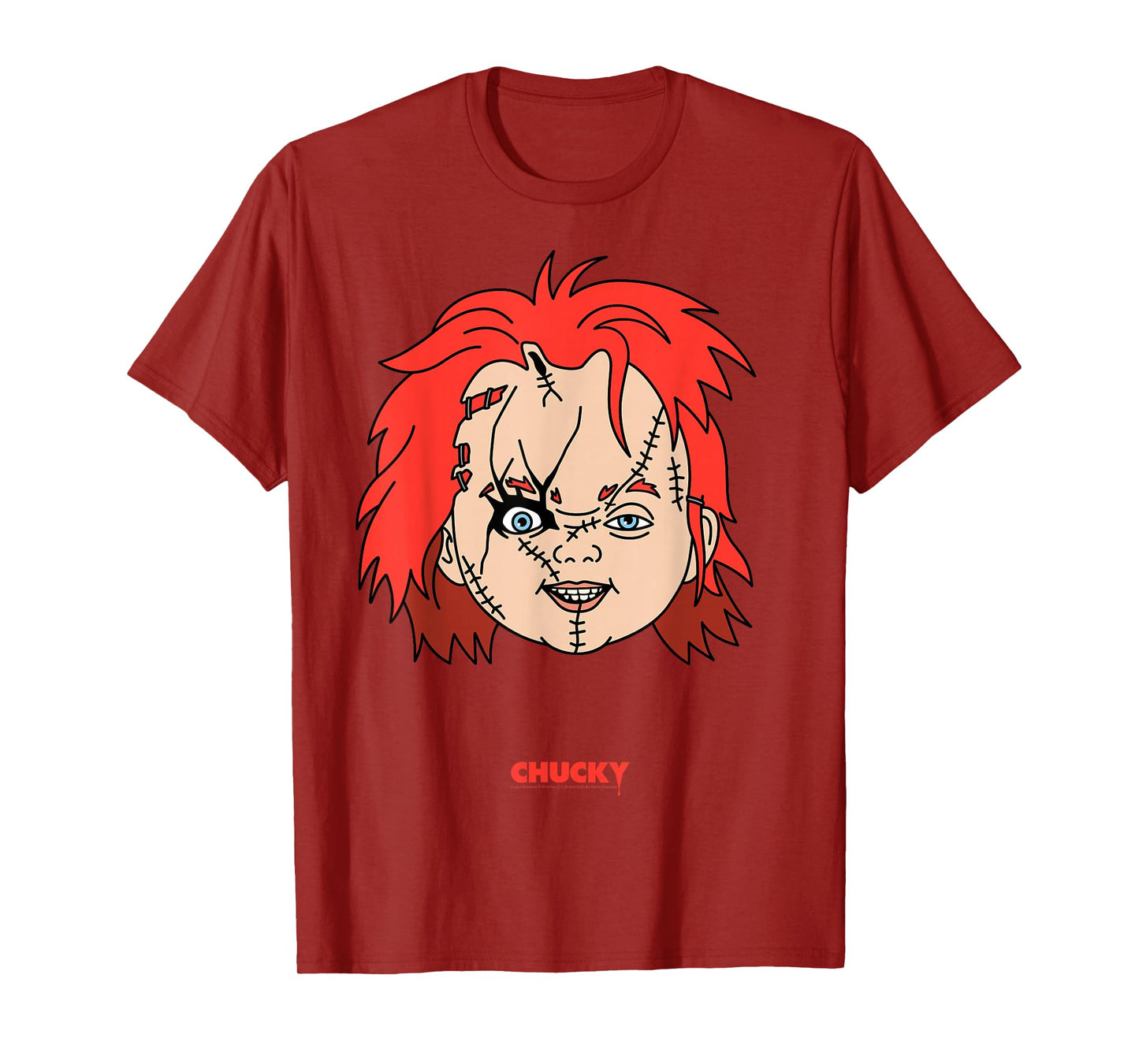 Chucky Big Face Portrait T-Shirt