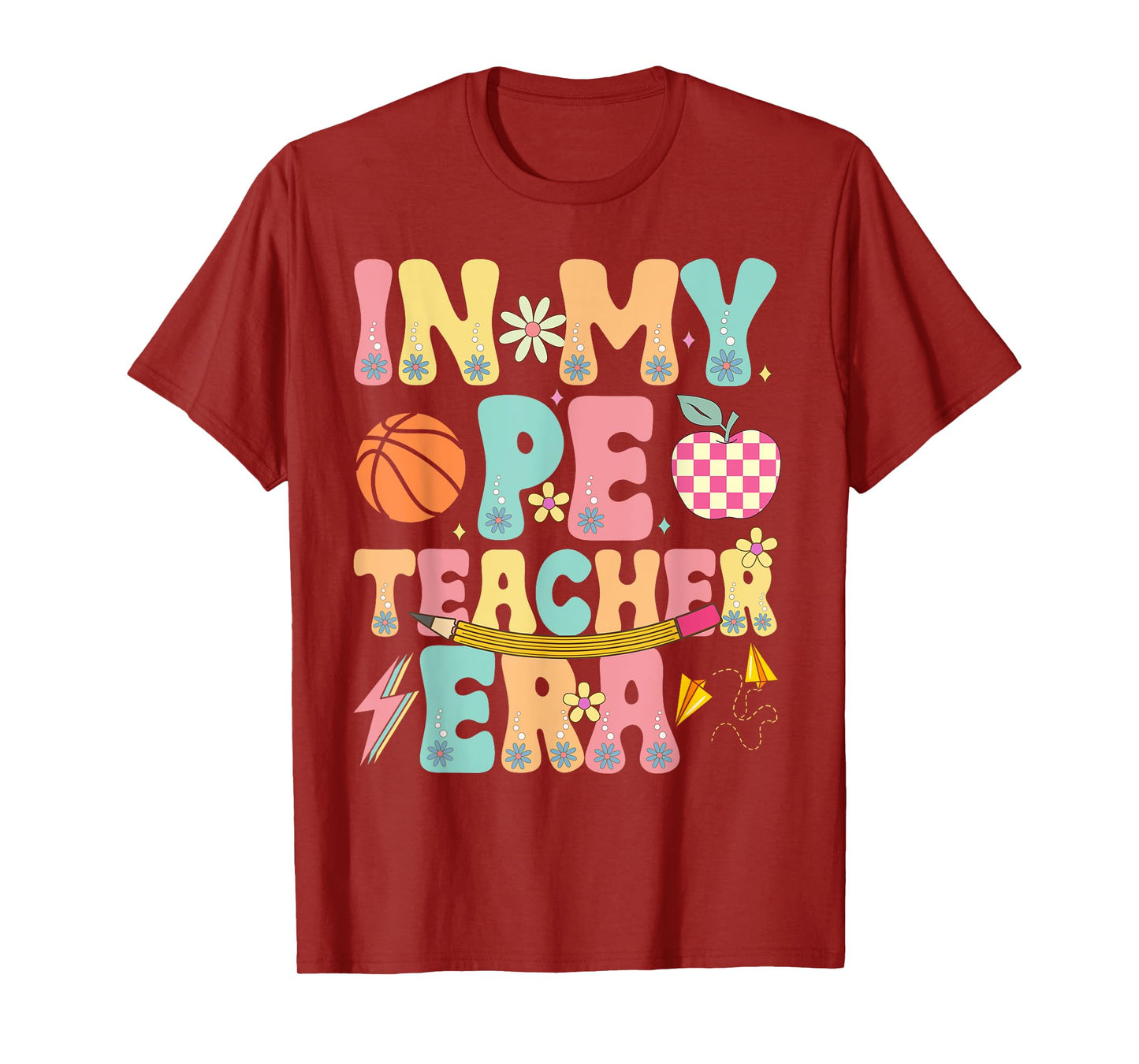 In My PE Teacher Era Physical Education Back To School T-Shirt