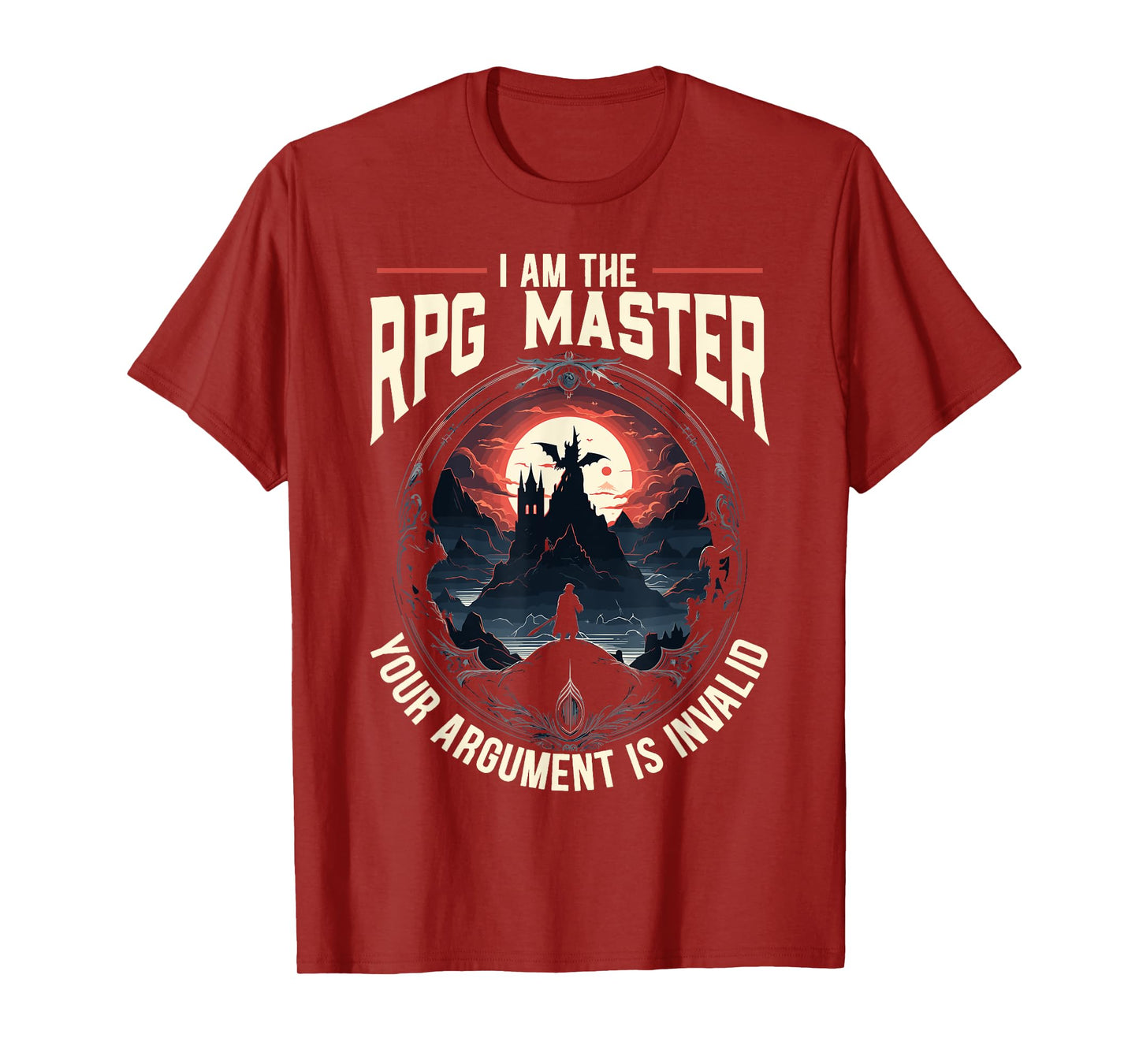 RPG Master D20 Gaming Tabletop Games Funny RPG Gamer T-Shirt