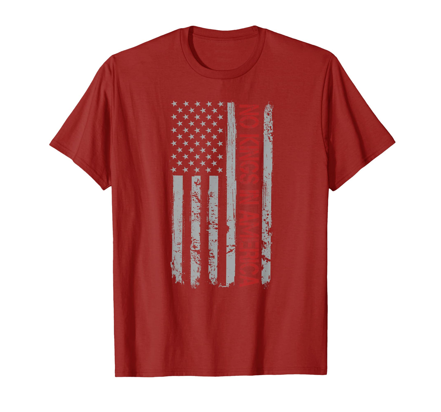 No Kings In America US Flag Vintage T-Shirt