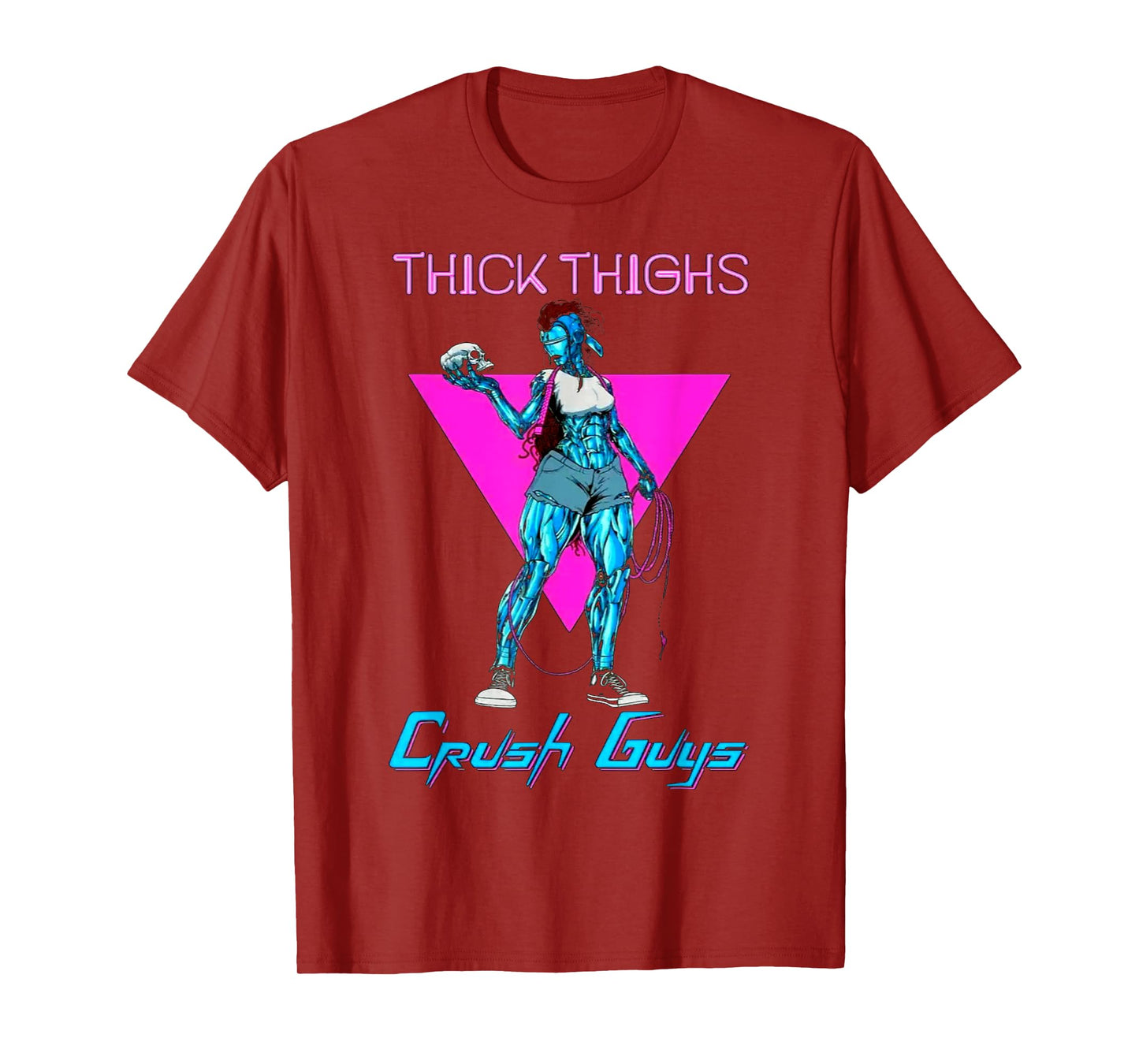 Thiick Thighs Crush Guys Weightlifting Bodybuilding Gym T-Shirt