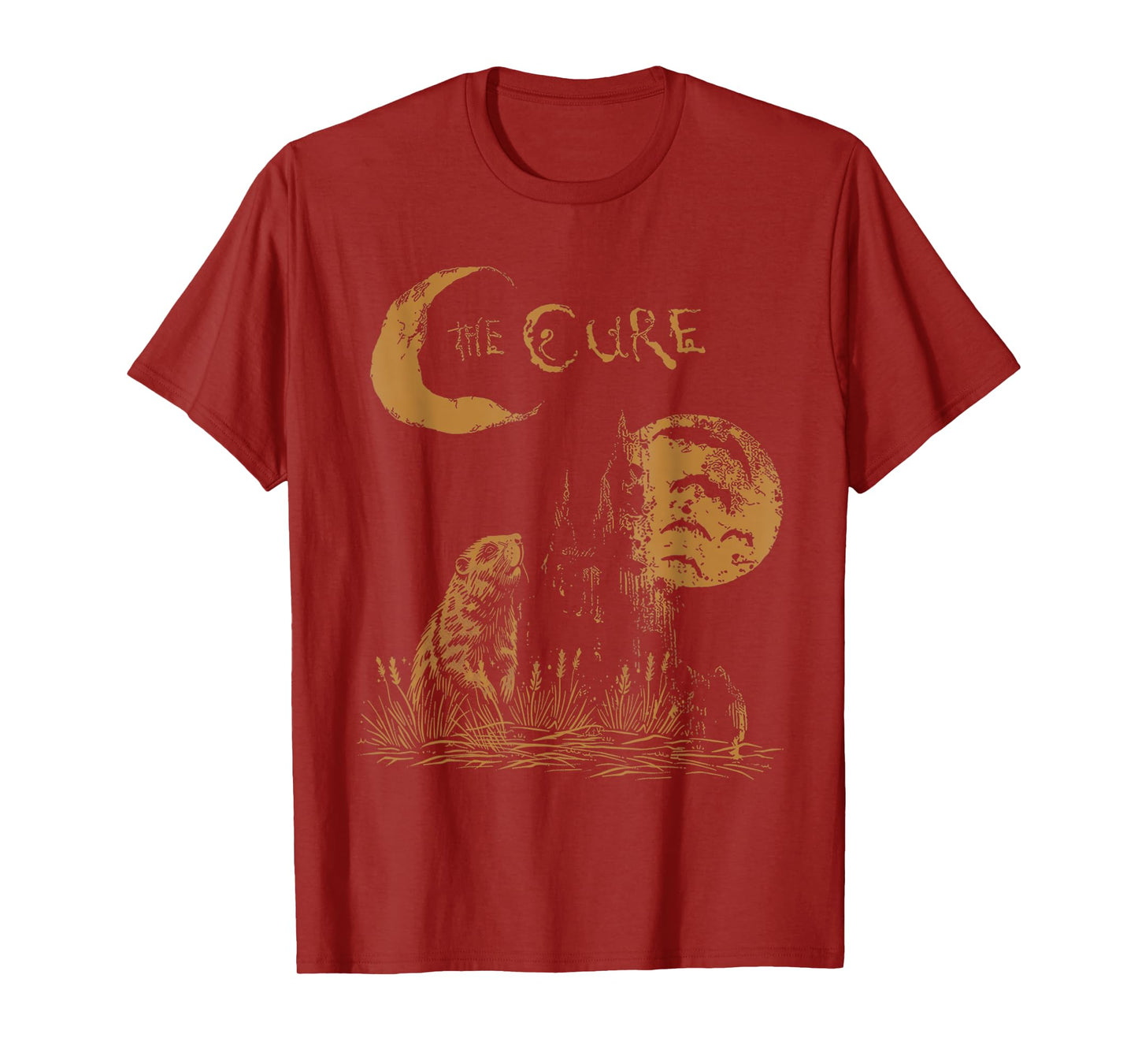 The Cure Vintage Woodchuck In The Field Under The Stars T-Shirt