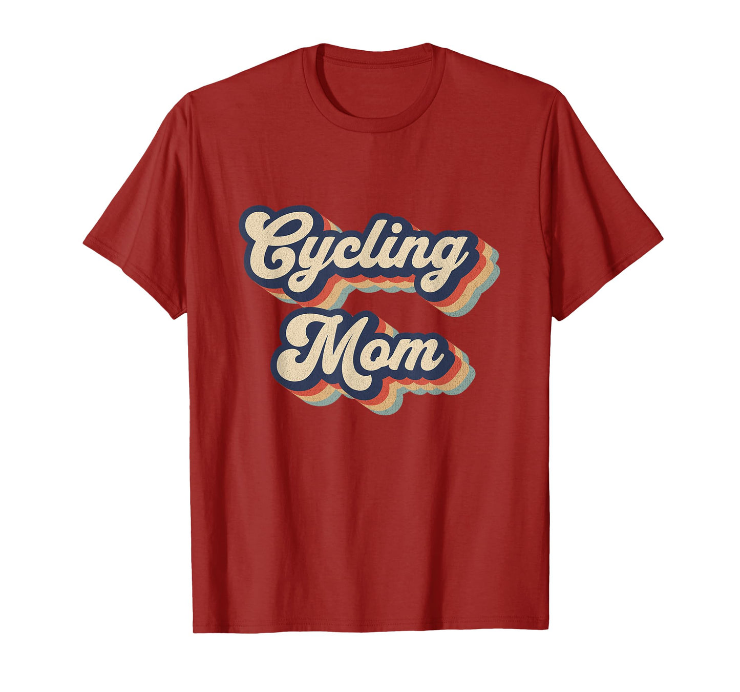 Cycling Mom Bicycle Riding Cyclist Womens T-Shirt