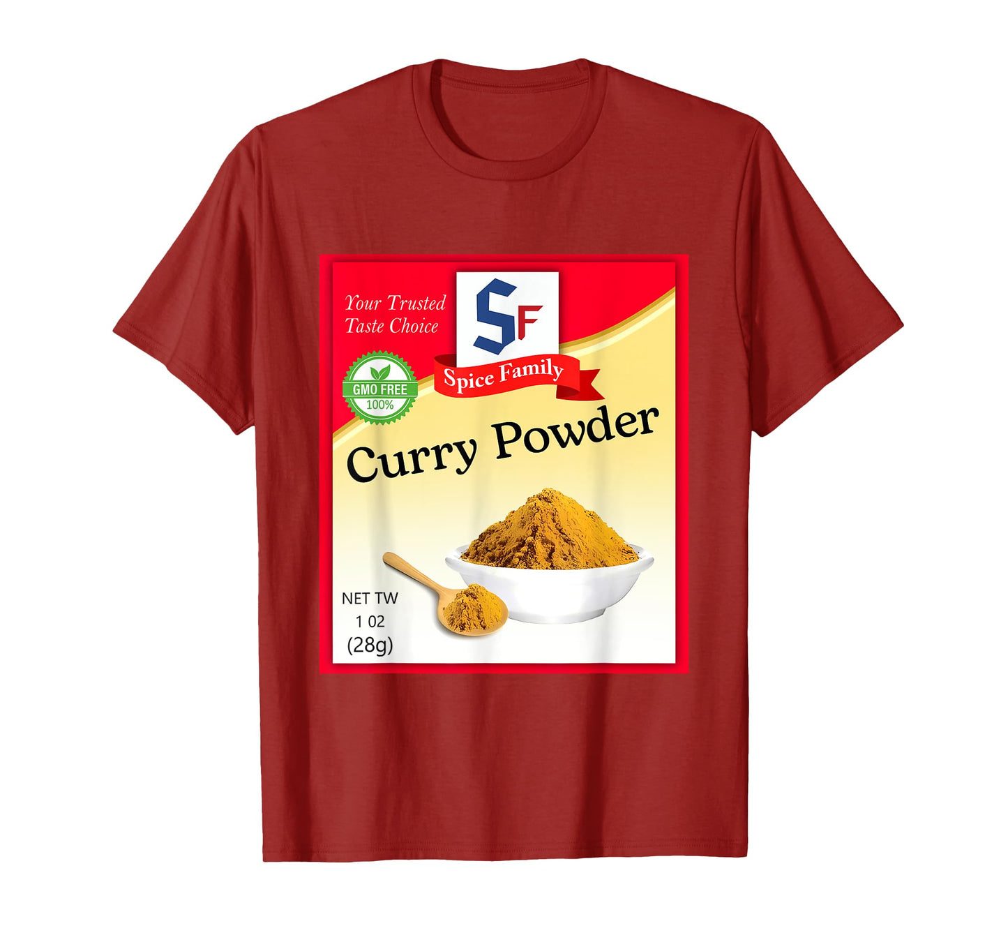 Curry Powder Condiment Costume Holiday Spice Group Costumes T-Shirt